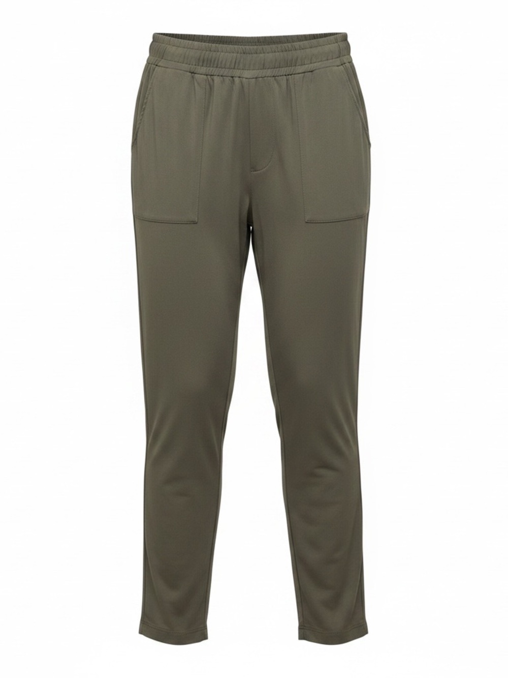 Gorpcore Olive Green Joggers Pull On High Rise Utility Minimalist Pockets Sz L